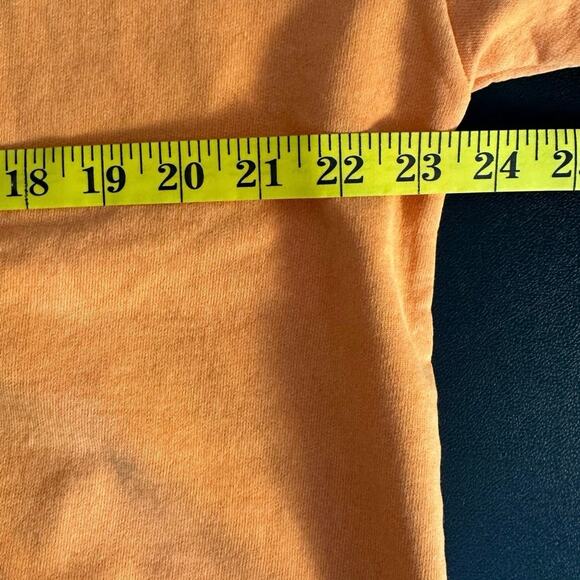 NWT OnlyNY Light Orange Oversized Pullover Crew Neck Cotton Sweatshirt Size M - Picture 6 of 8